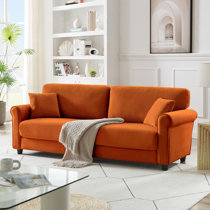 Cheap orange couch discount